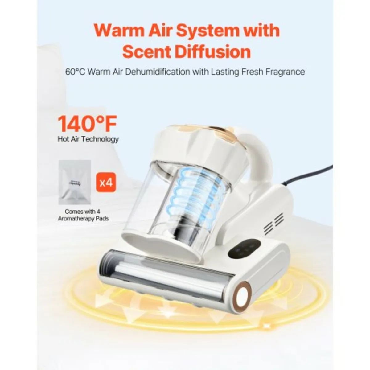 Mattress Vacuum Cleaner with 18Kpa Powerful Suctio - Image 2