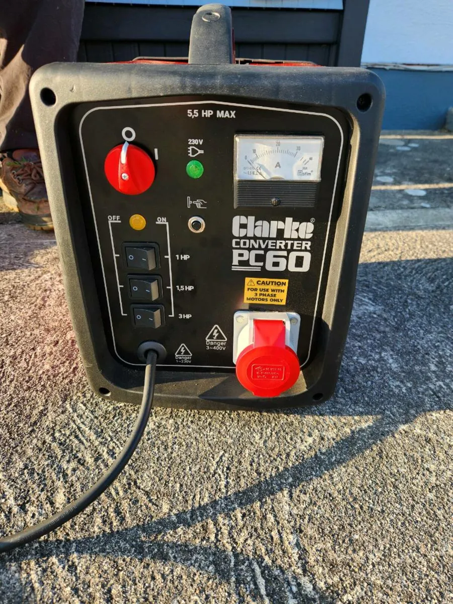 Clarke Single To 3 Phase Converter PC60 - Image 2