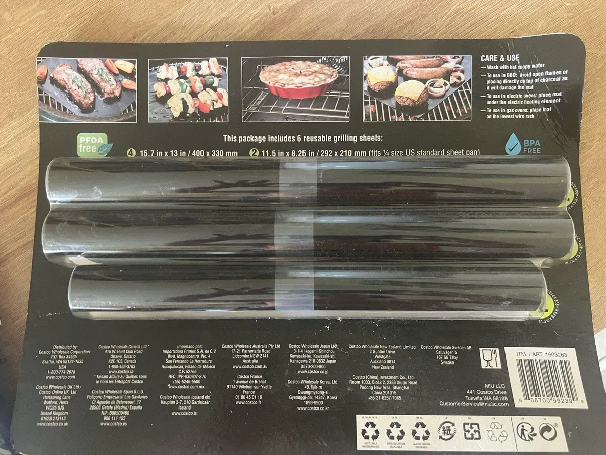 Reusable BBQ Grill Mats - brand new in packet - Image 2