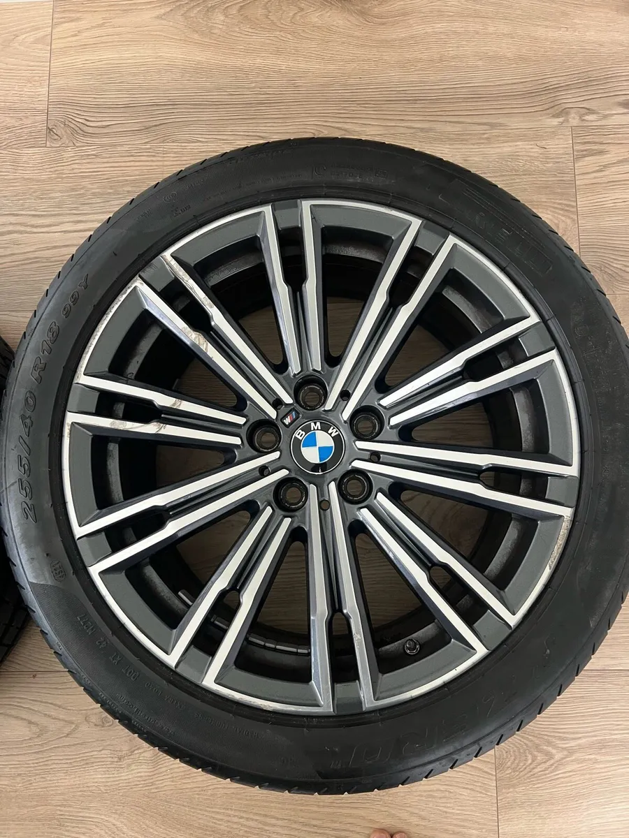 BMW Genuine 18” Alloy Wheels + Tyres - Image 1