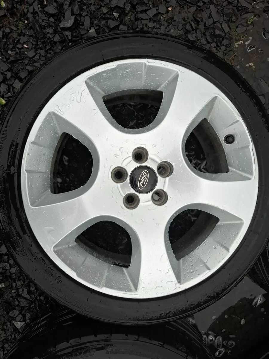 18" Ford Alloys with tyres - Image 2