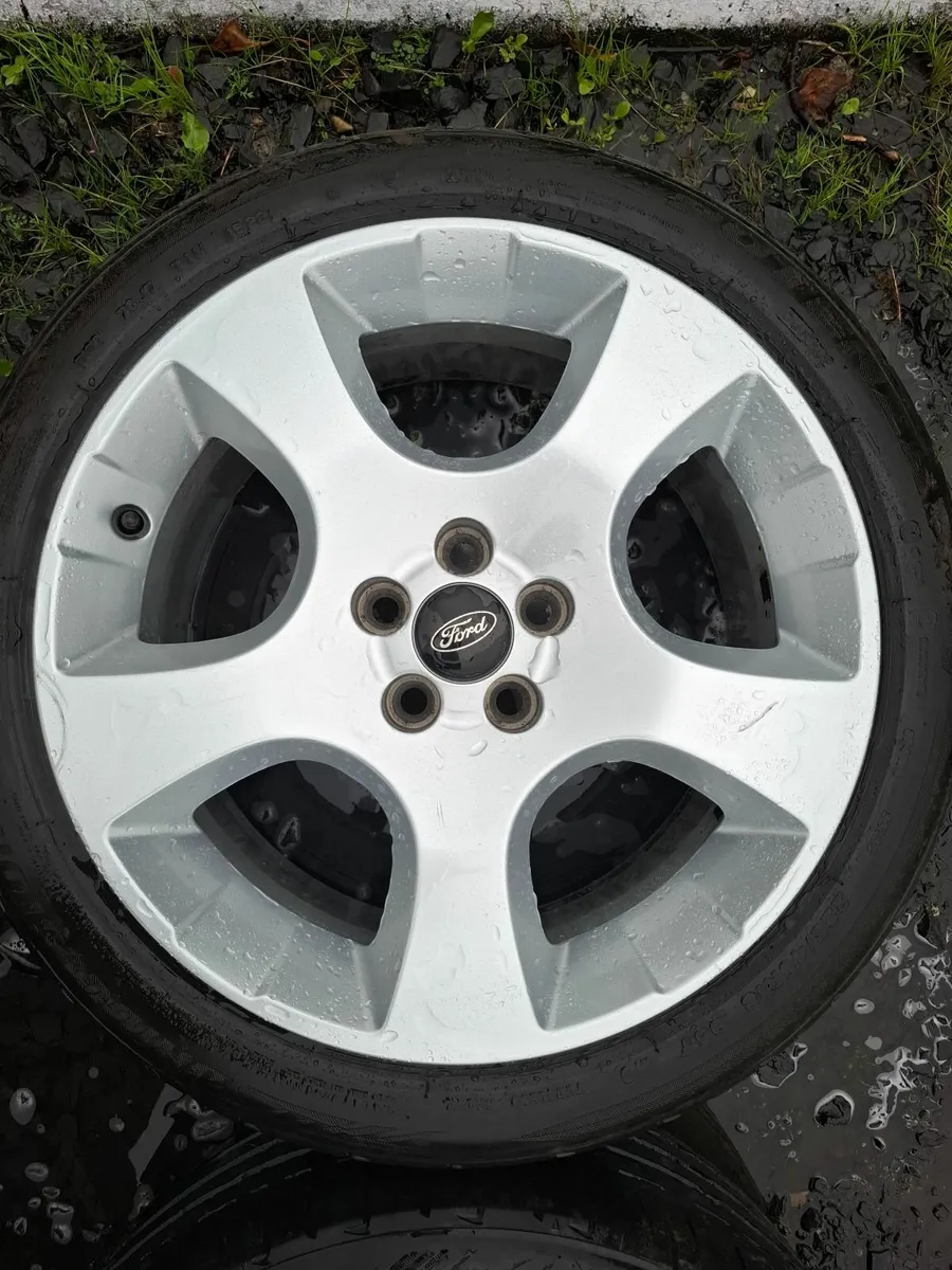 18" Ford Alloys with tyres - Image 4