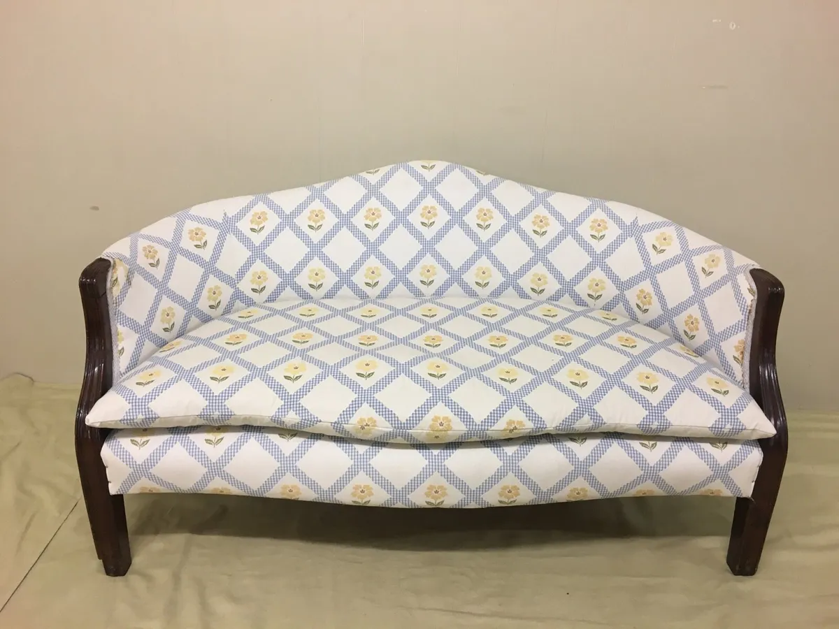 Antique Small Settee - Image 4