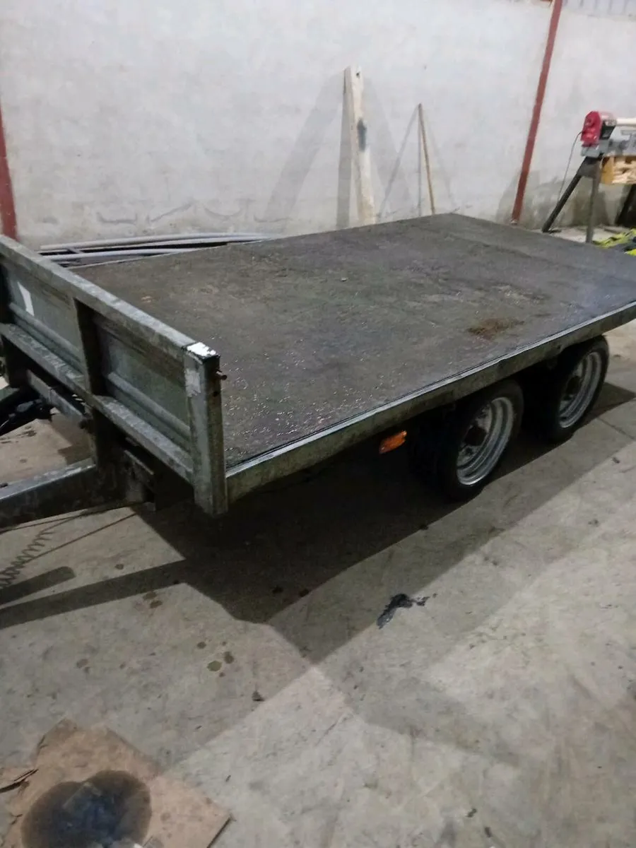 **10x5**--Indespension Flat Builder bed Trailer-- - Image 1