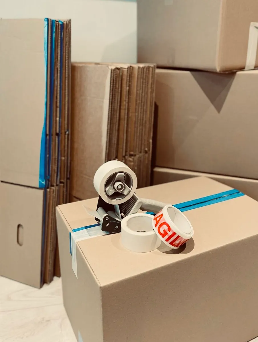 Boxes and tape