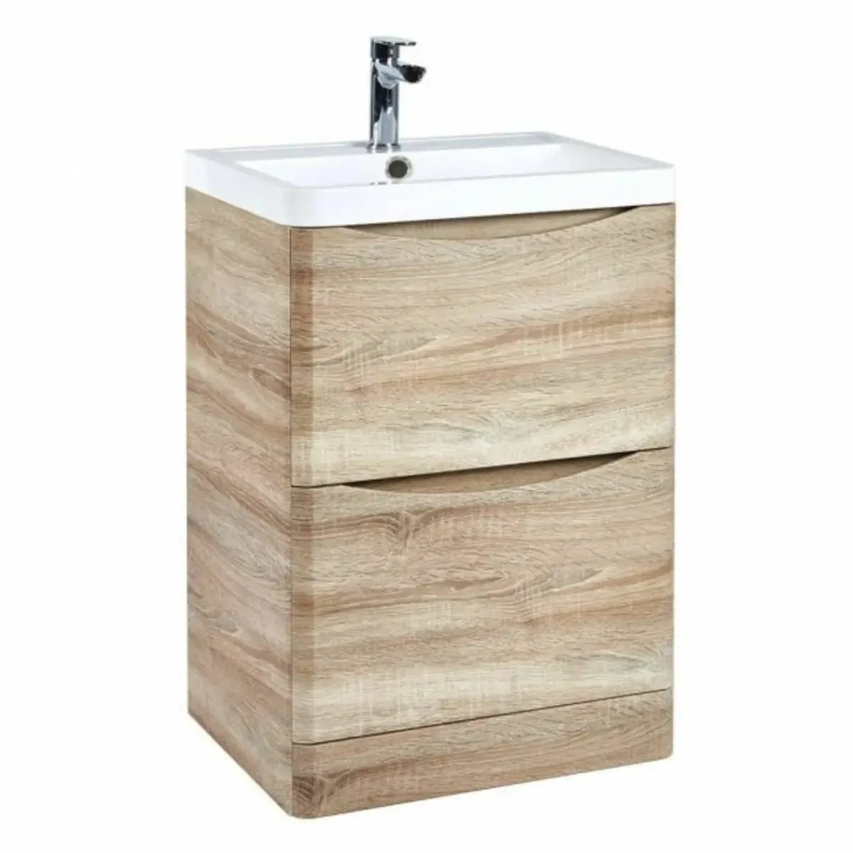 600mm Vanity Unit & Tallboy Storage Set - Image 3