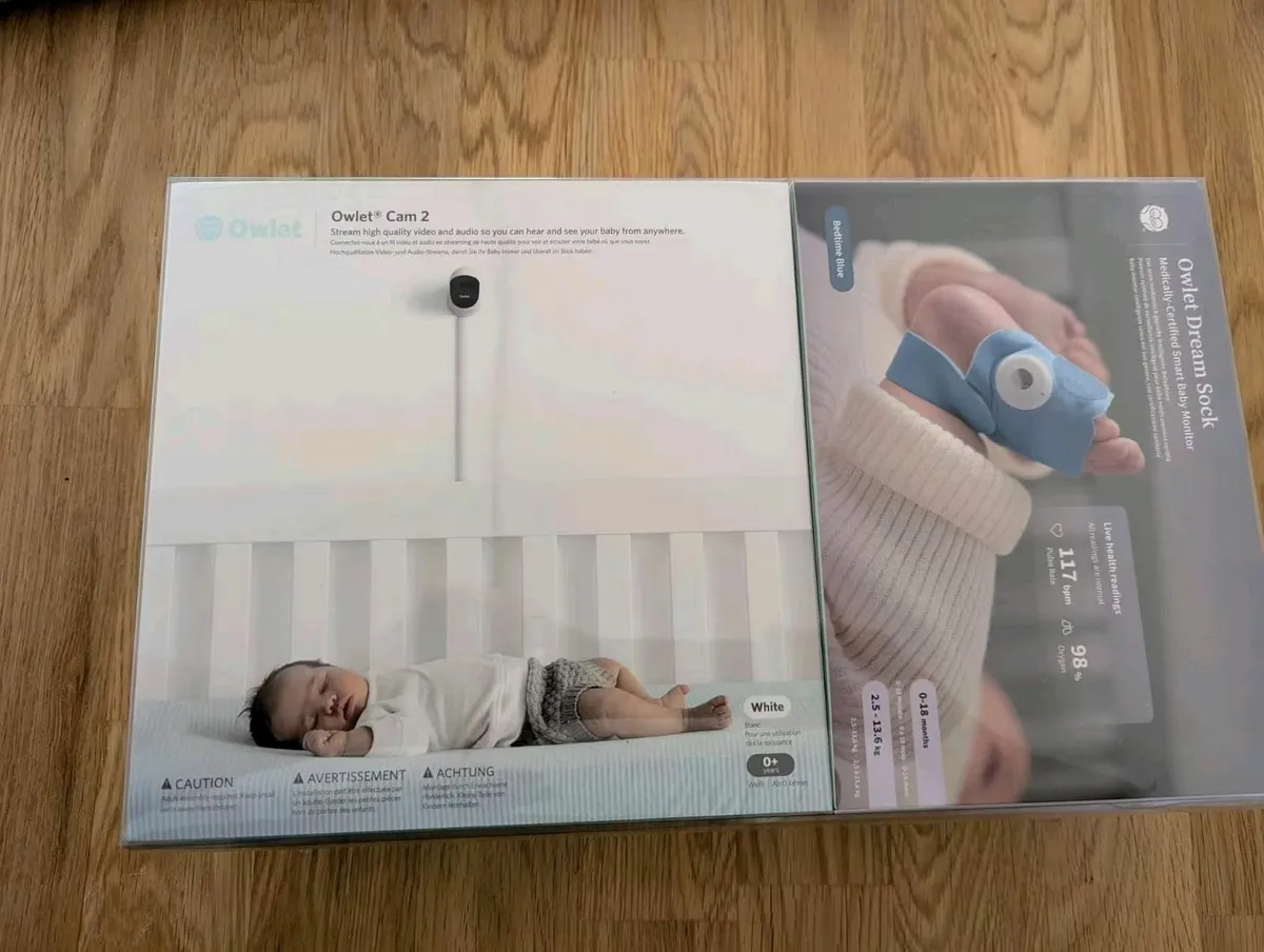 New Owlet Duo Smart Sock 3 & Cam 2 Unused Warranty - Image 2