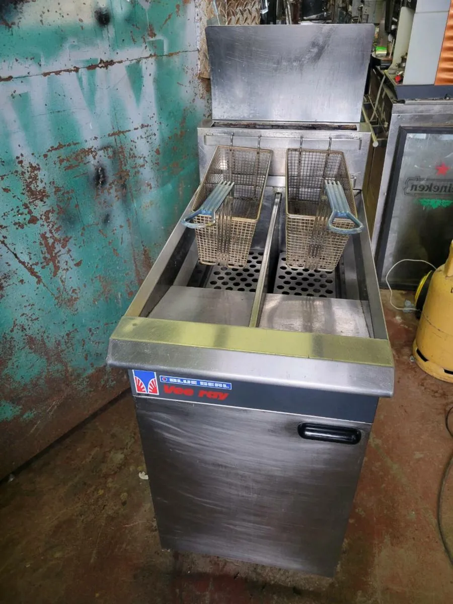 Fryer Double Tank BLUE SEAL Vee ray - Image 2