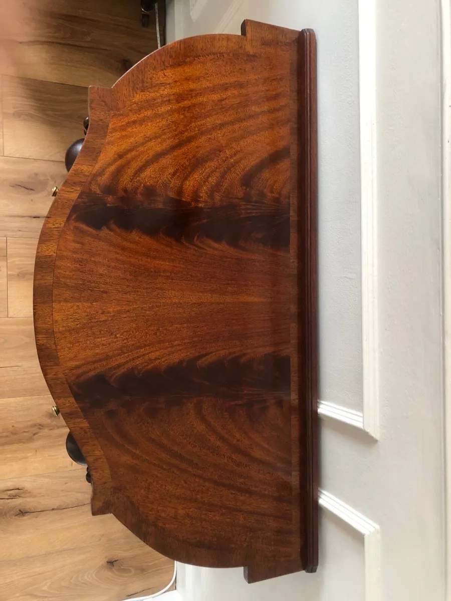 Vintage mahogany hall table - Image 2