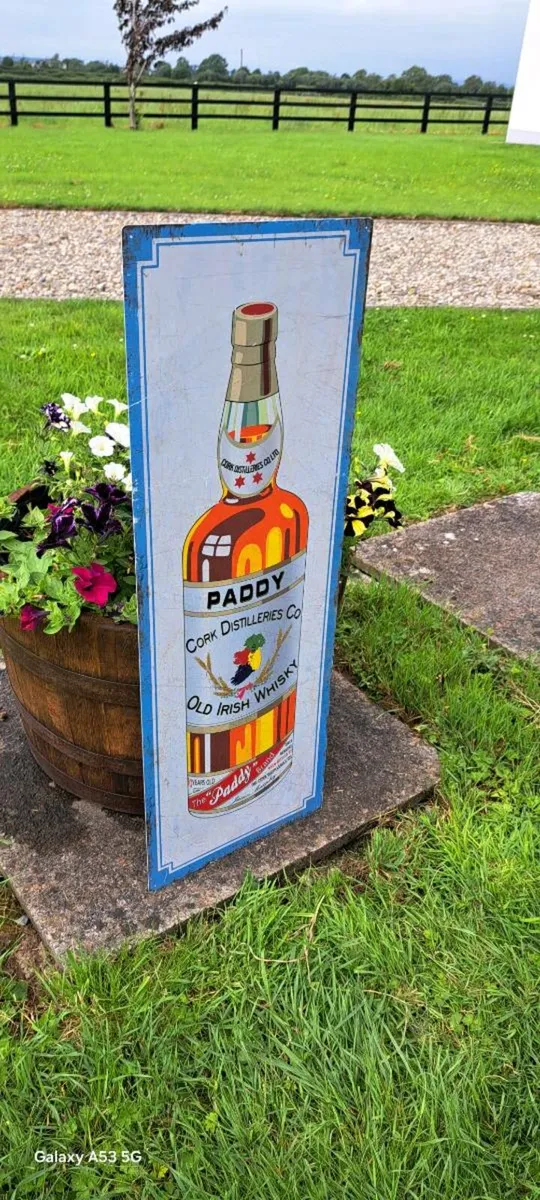 Large paddy metal sign - Image 2