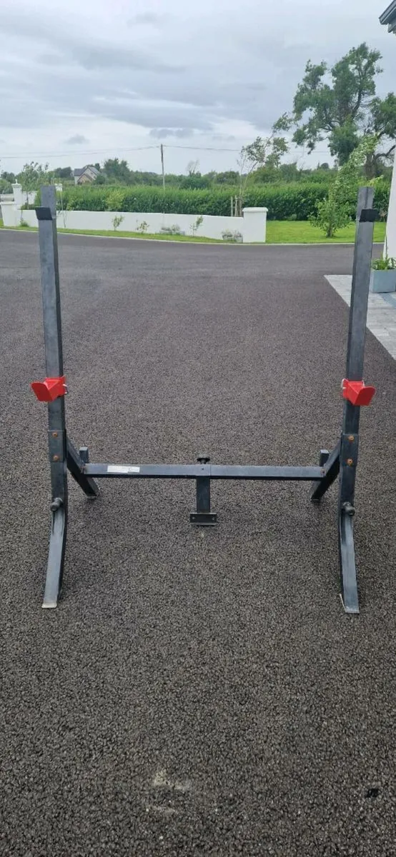 Heavy-Duty Adjustable Metal Stand / Squat Rack