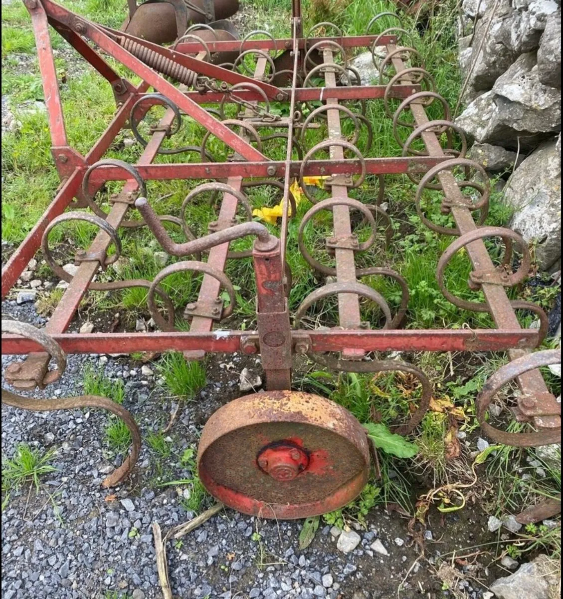 Triple K harrow with depth control wheels wanted