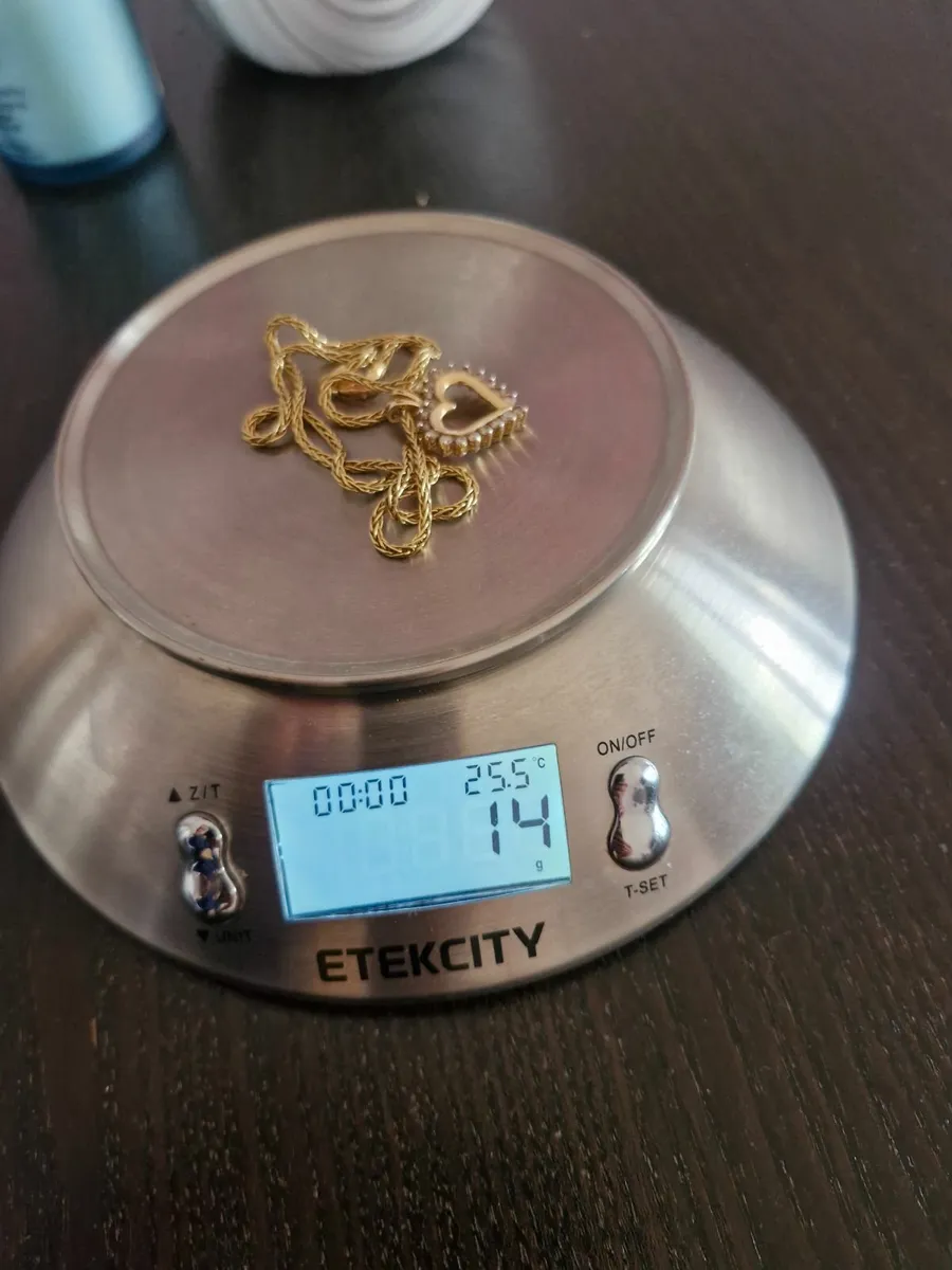 Gold Chain plus Gold ❤️ Pendant - Image 2