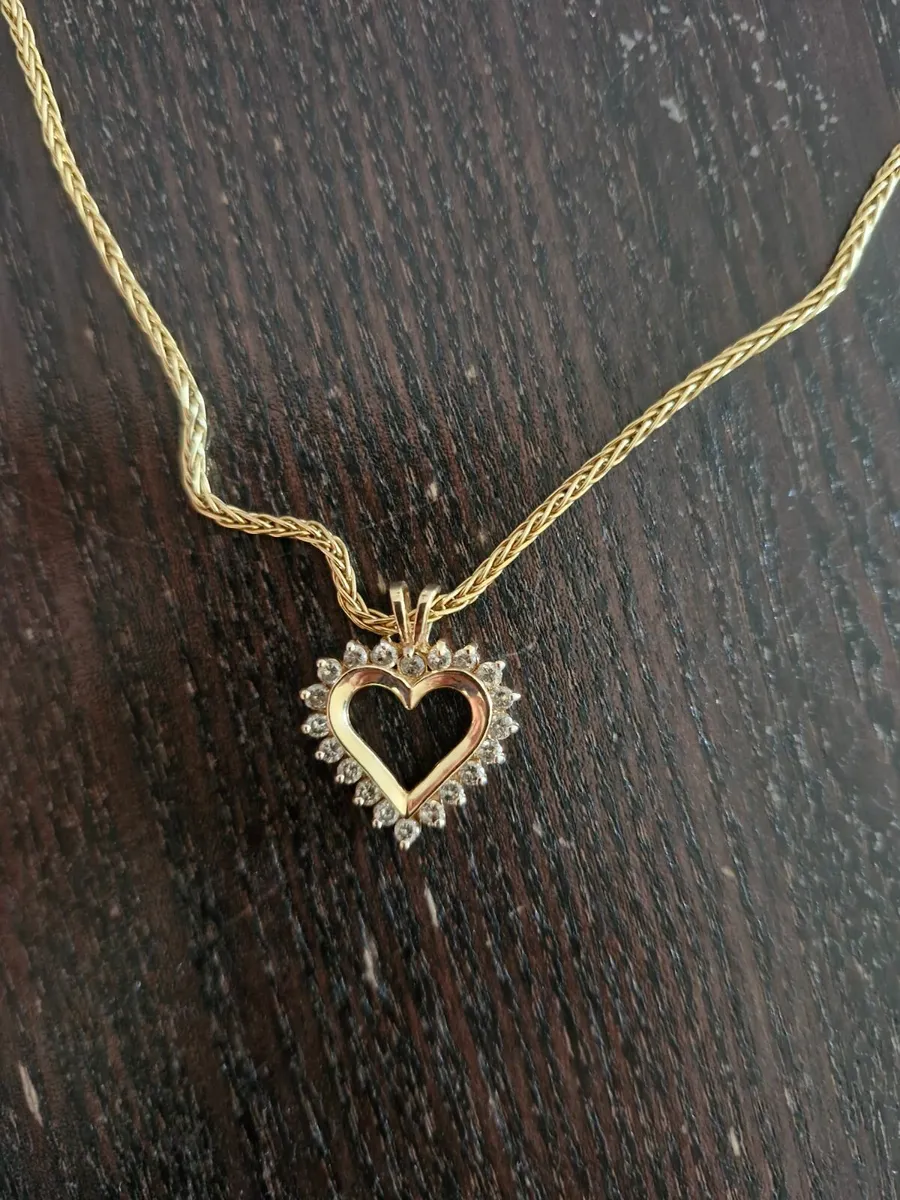 Gold Chain plus Gold ❤️ Pendant - Image 3