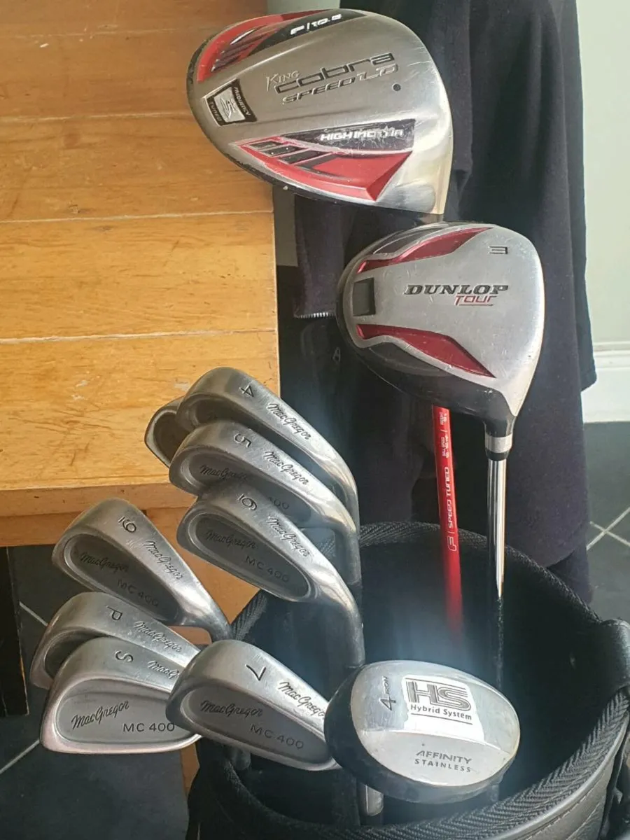 FULL SET OF GOLF CLUBS R/H - Image 1