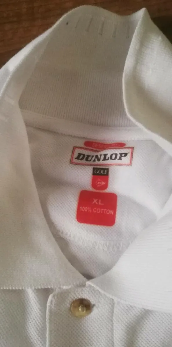 New Dunlop sport mens golf white long sleeve top - Image 4