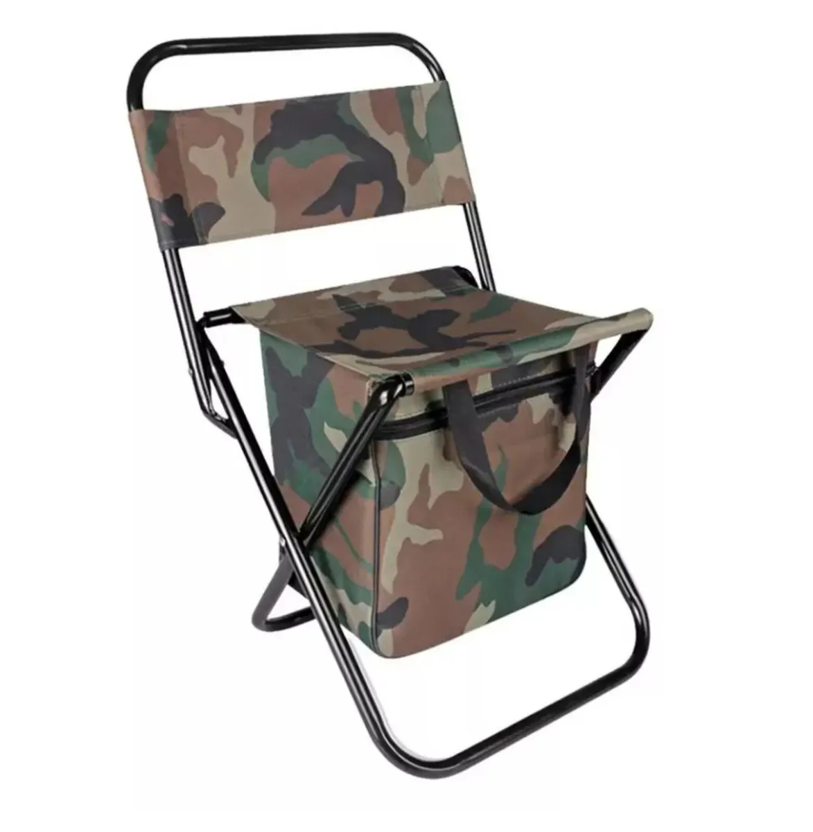 Folding Camping Chair With Built-in Storage Bag - Image 4