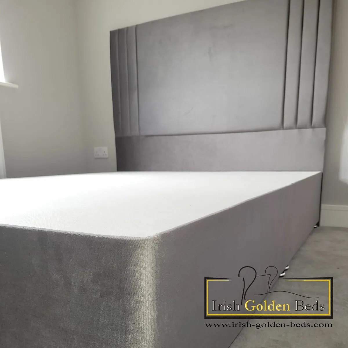 bed bed bed ,box bas + headboard - Image 1