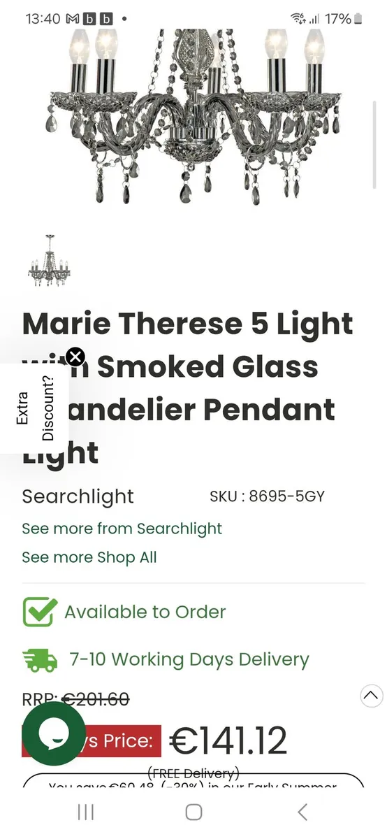 Chandelier Grey - Image 3