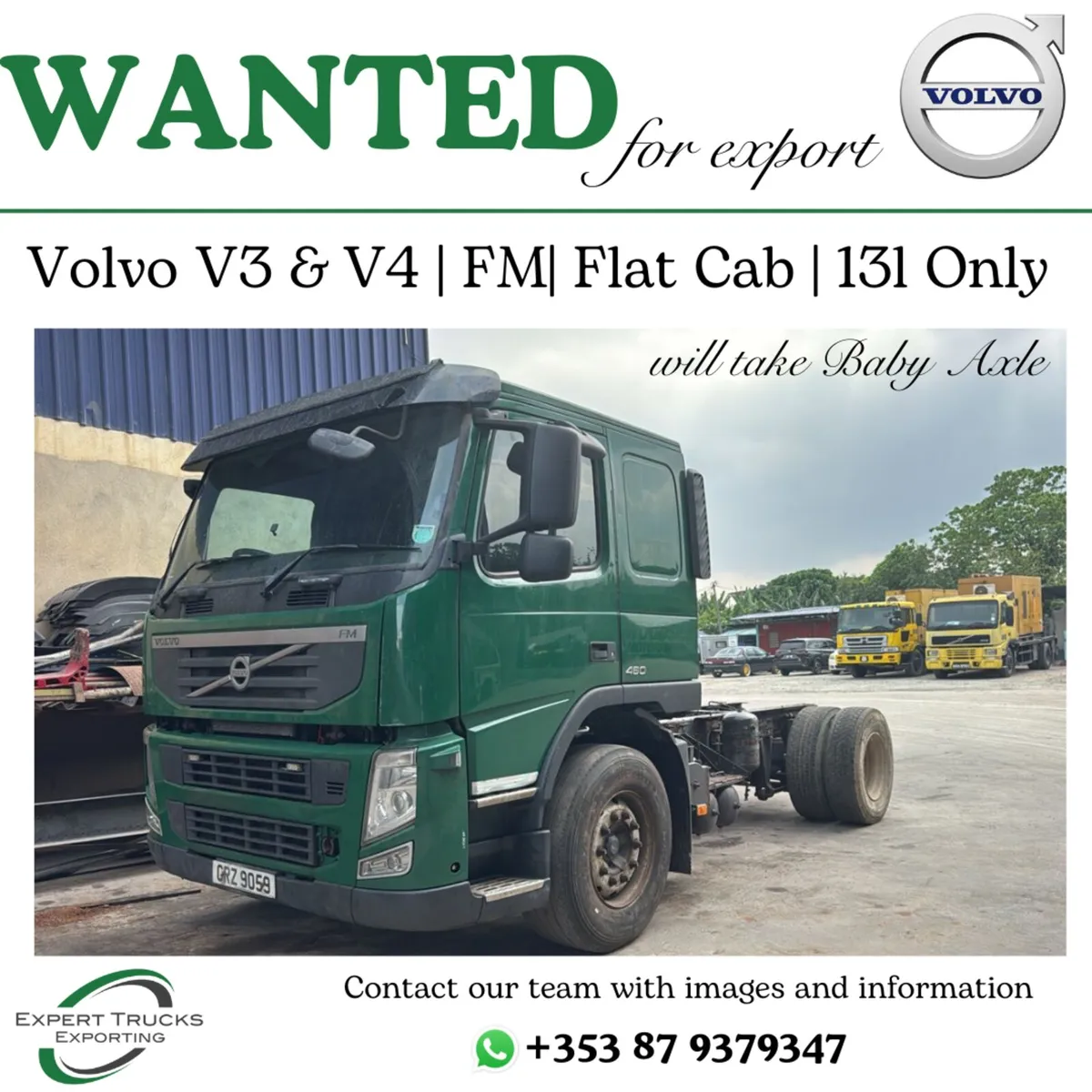 Volvo V3 & V4 | WANTED FOR EXPORT