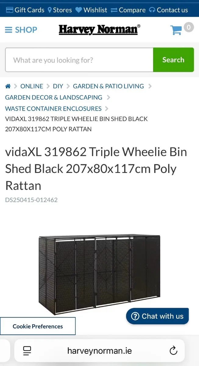 Wheelie Bin Outdoor Storage Cover - Image 1