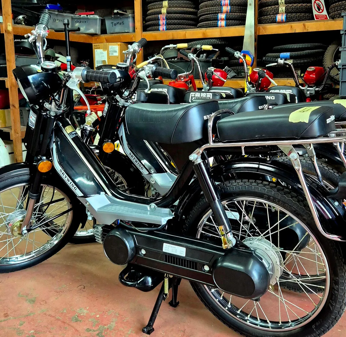 5 VITAGE EASY RIDER MOPEDS 
HONDA 50 ENGINE 49CC - Image 1
