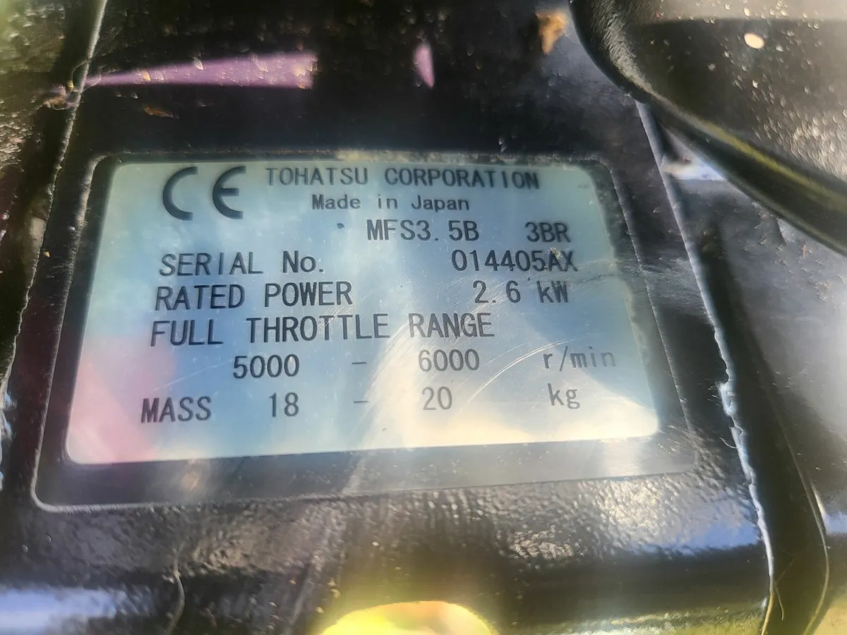 3.5 hp tohatsu 4 stroke UPDATE READ ADD THANKS - Image 3