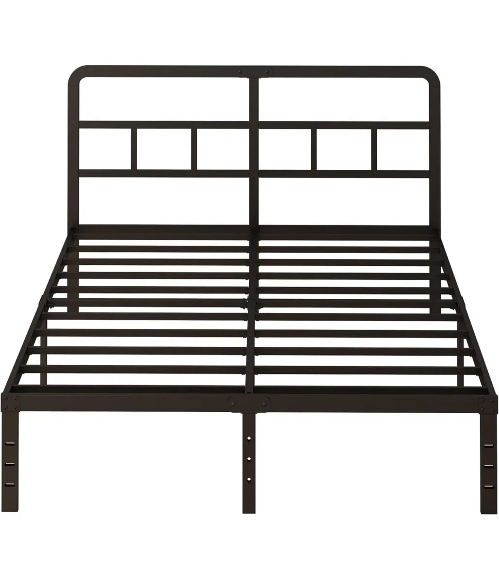 Small Double Bed Frame 4ft with Curved Headboard - Image 3