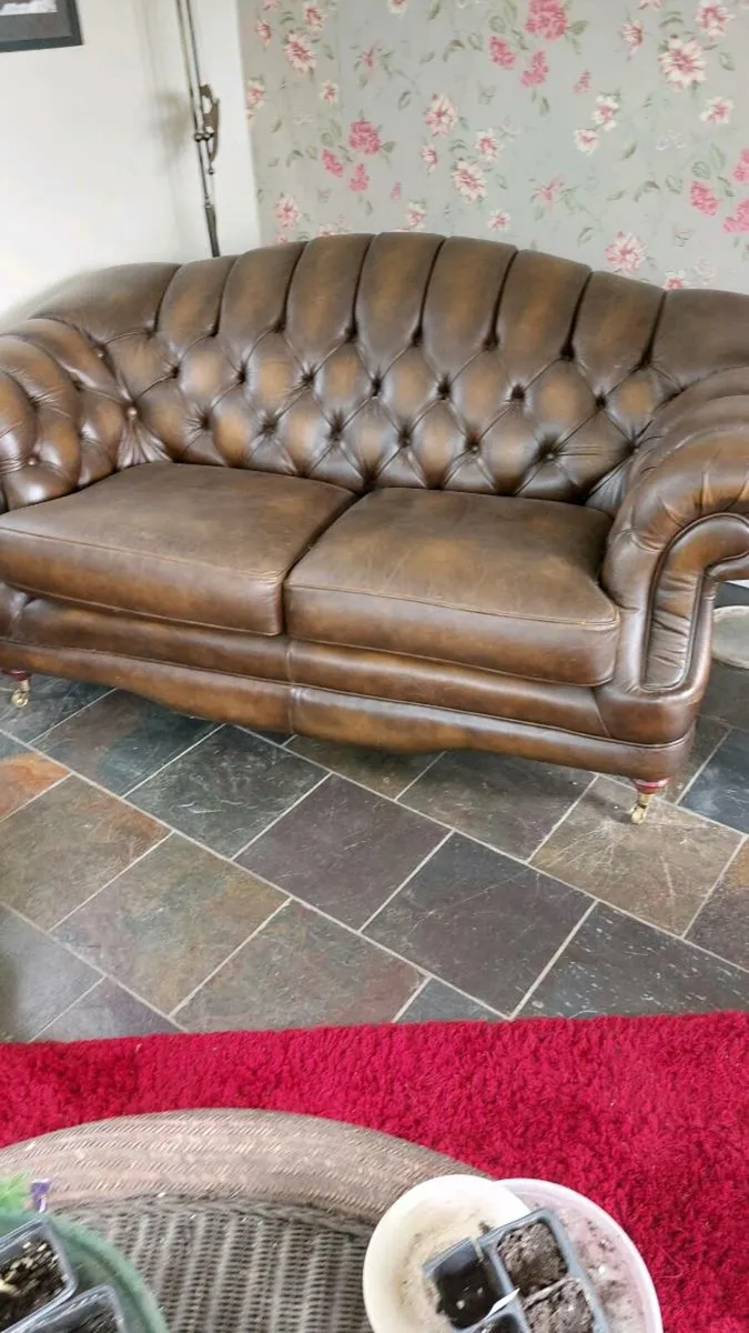 Leather Sofa - Image 1