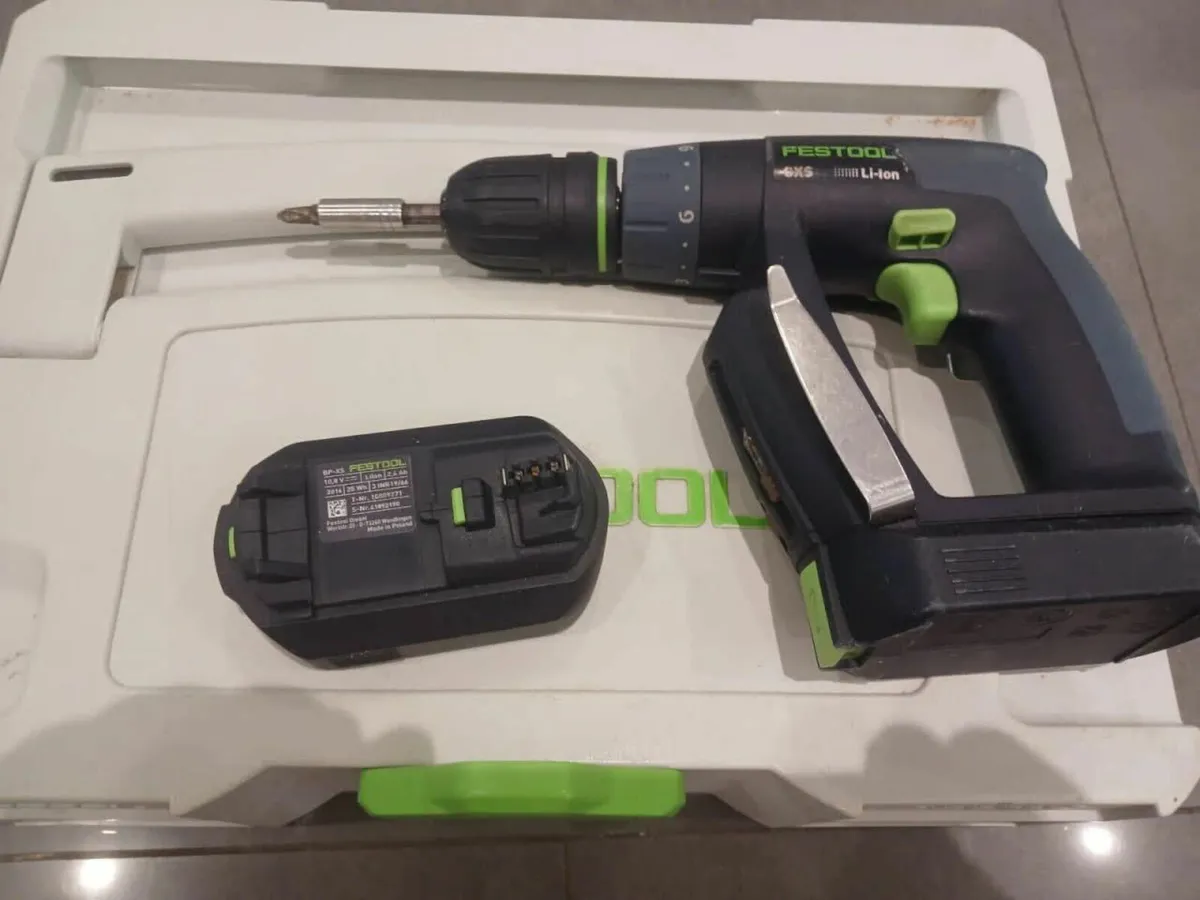 Festool CXS 2.6 set 240V cordless drill set - Image 3
