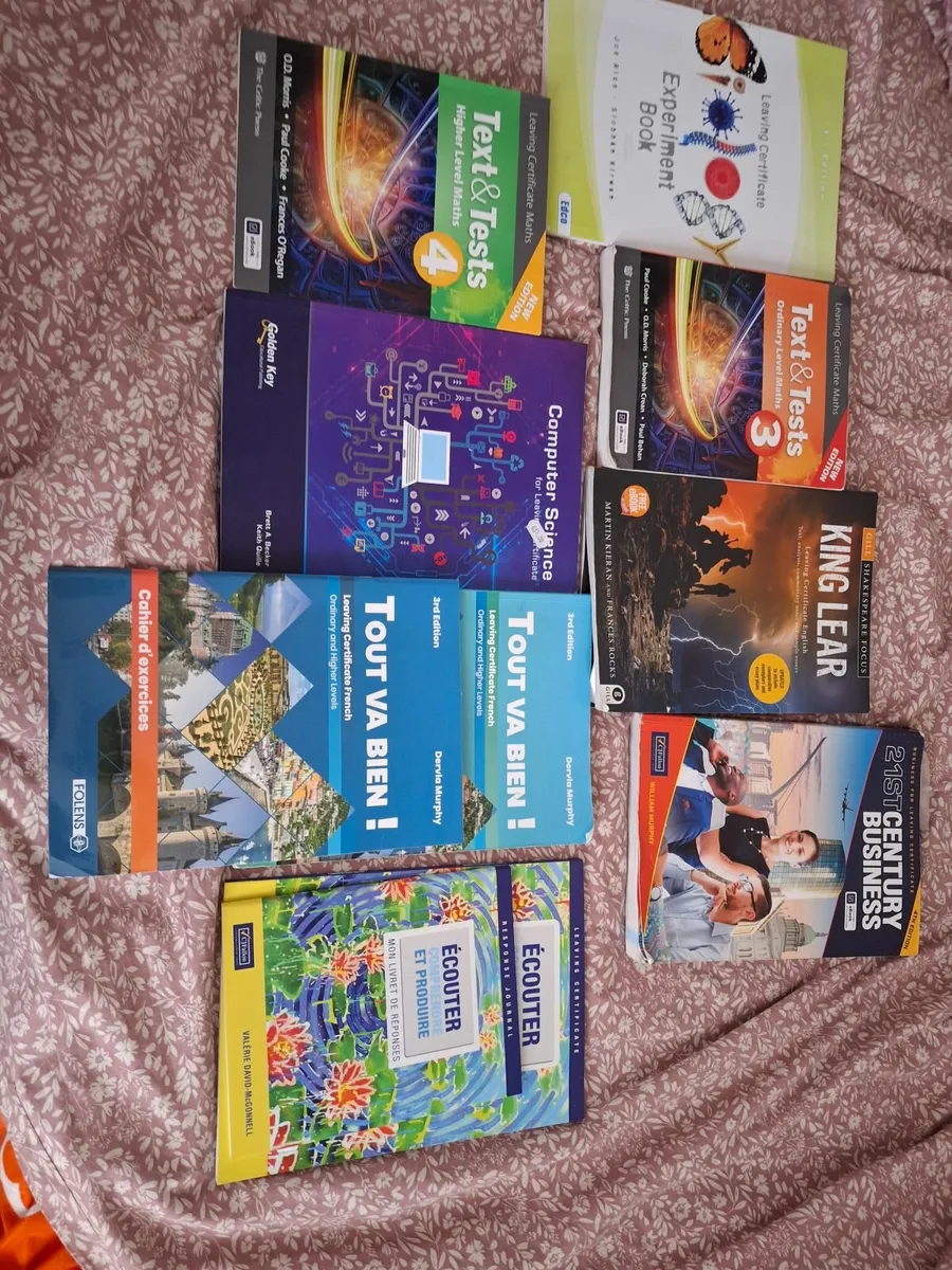 Leaving Cert books - Image 1