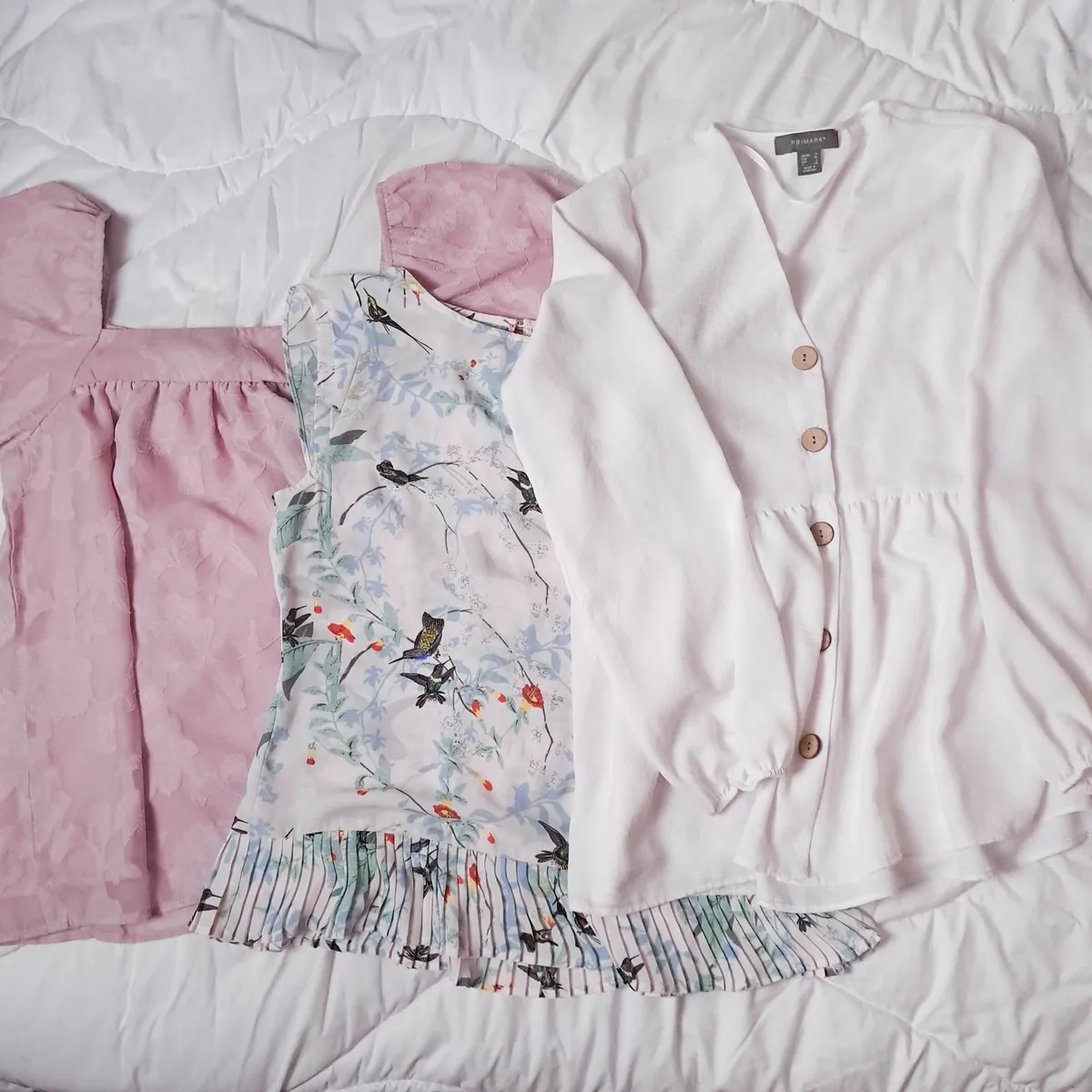 Bundle 3 Summer Tops 8-10UK/36-38EU Primark Oasis - Image 1