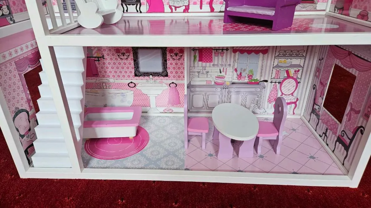 Wooden Doll House - Image 2