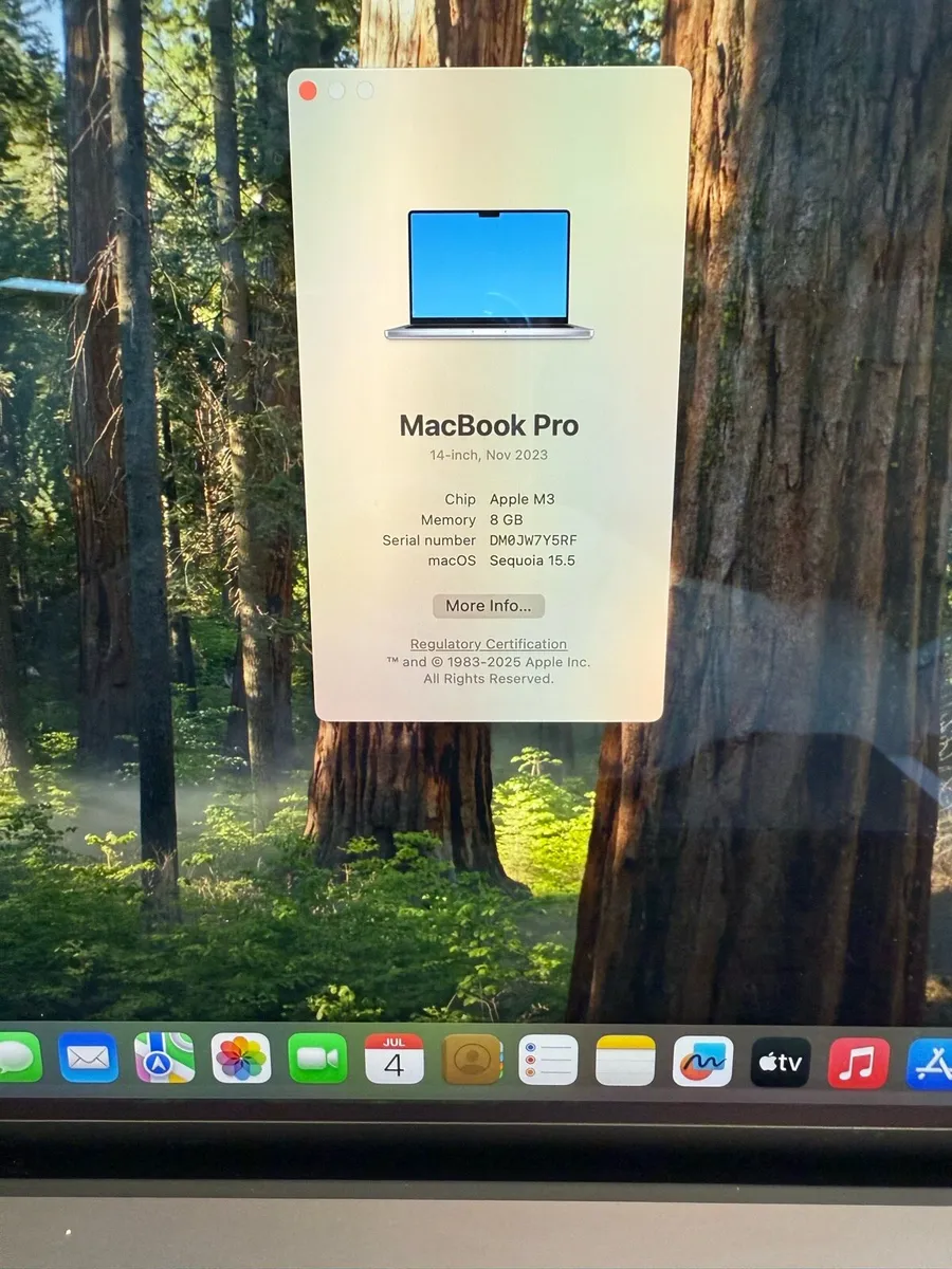 MacBook Pro M3 8GB Ram 512GB - Image 2