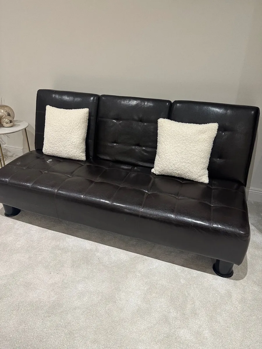 Contemporary Leather Sofa - Image 2