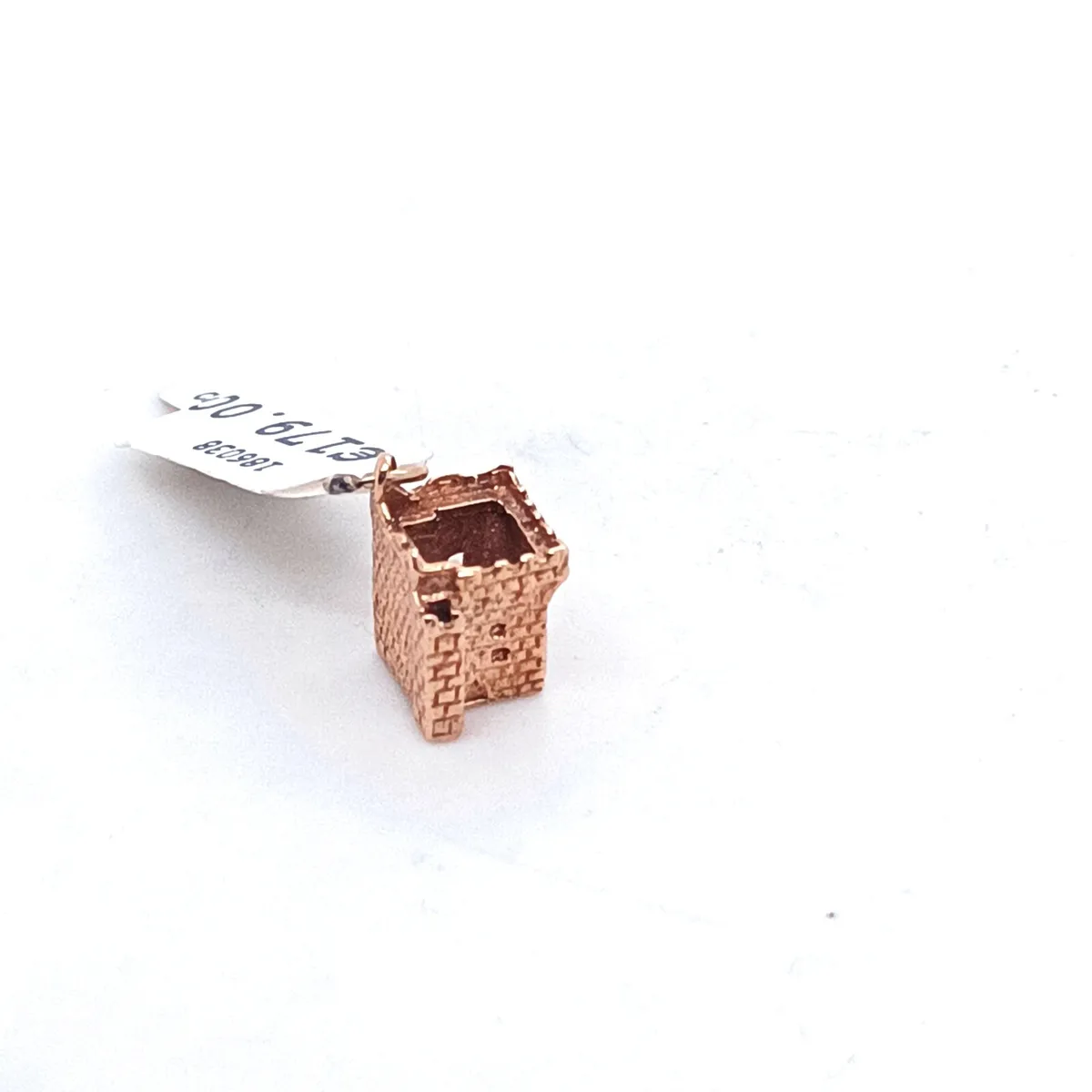 Blarney Castle Charm Pendant 9k Yellow Gold - Image 3
