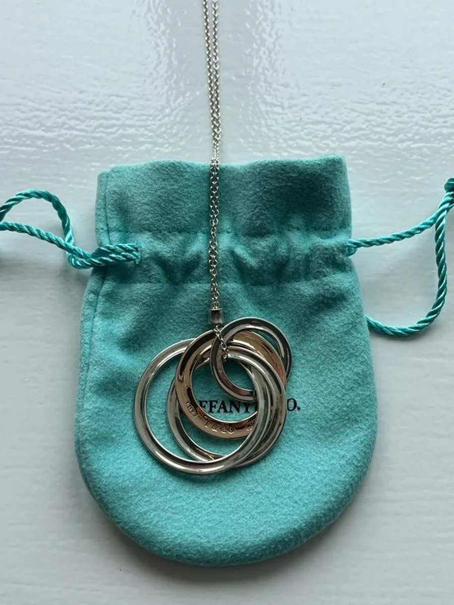 Tiffany & Co 1837 silver/ Robedo pendant chain - Image 1