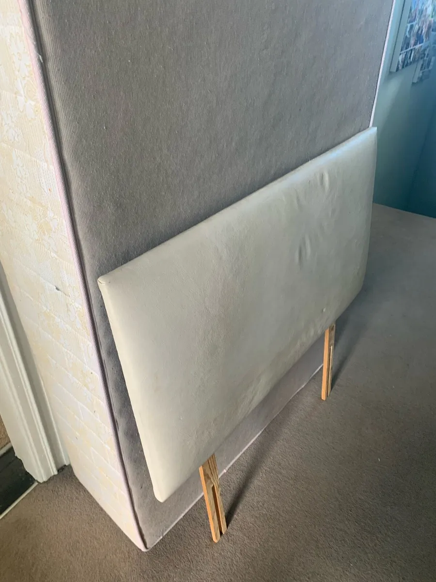 Single bed divan and headboard - Image 1
