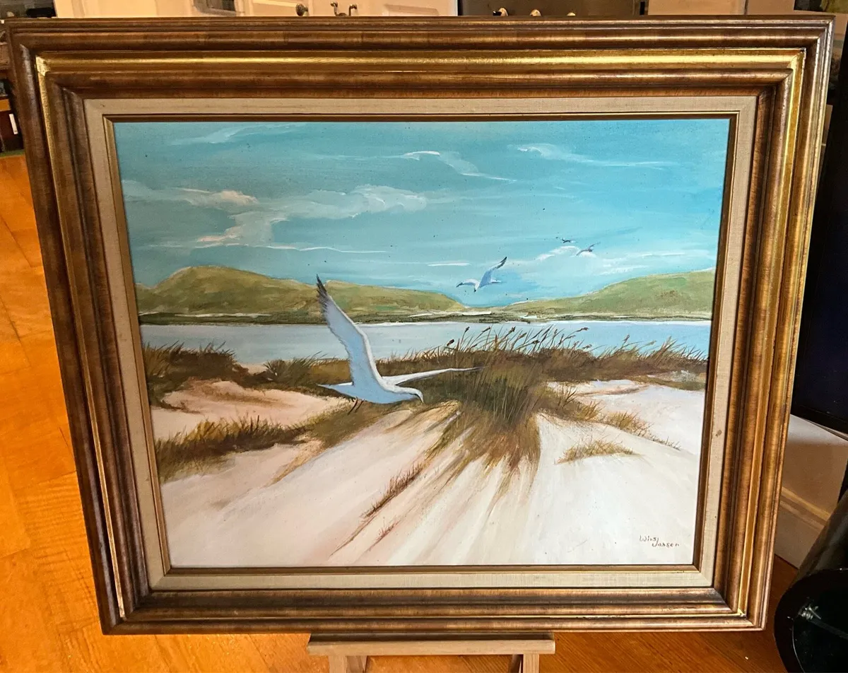 Large Wildlife Painting. Signed - Image 1