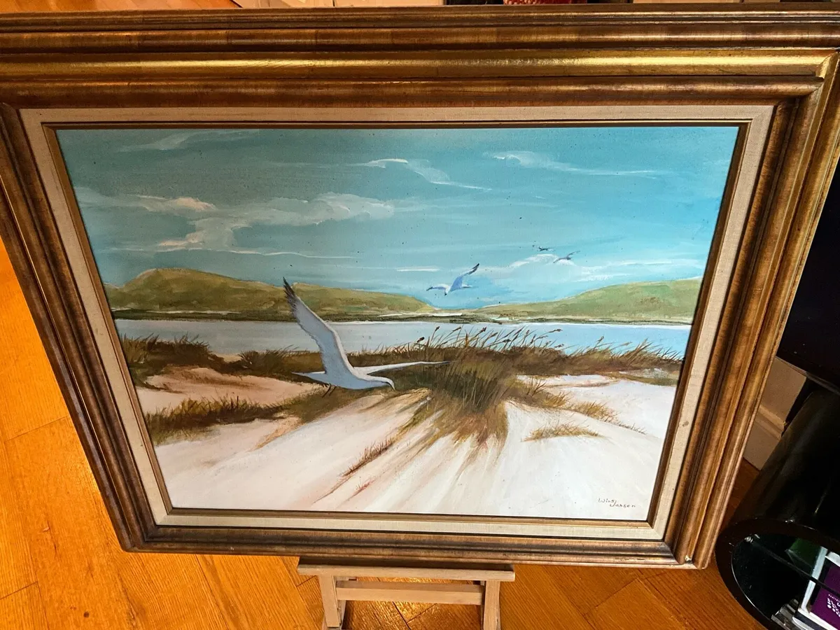 Large Wildlife Painting. Signed - Image 3