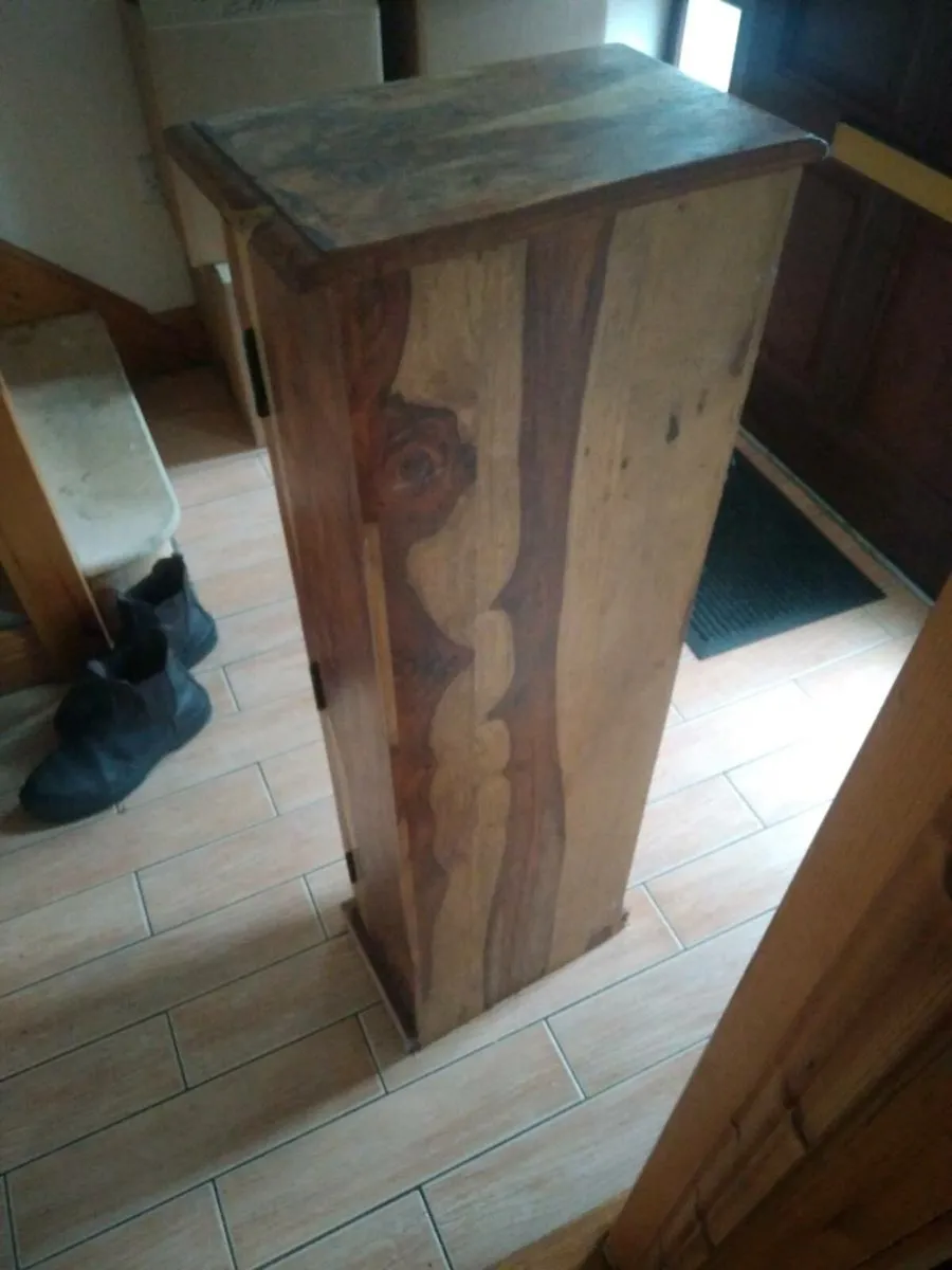 Indian rosewood cd rack ect. - Image 4