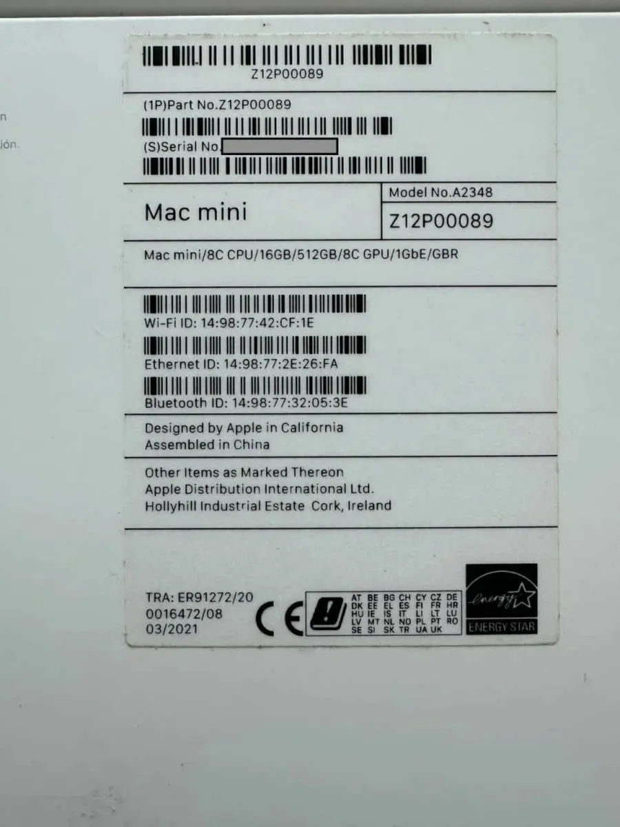 Apple Mac Mini M1 2020 with 16GB RAM 512GB SSD - Image 2