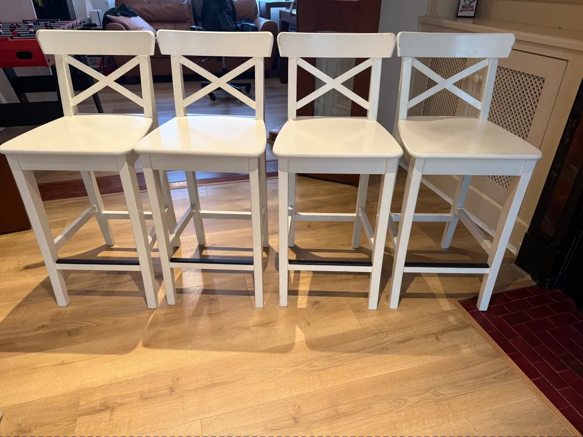 4 Ikea stools - Image 1
