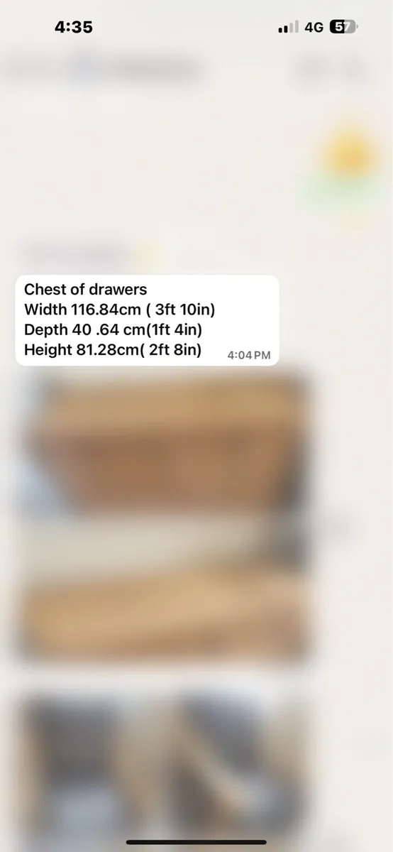 Pine chest of drawers - Image 2