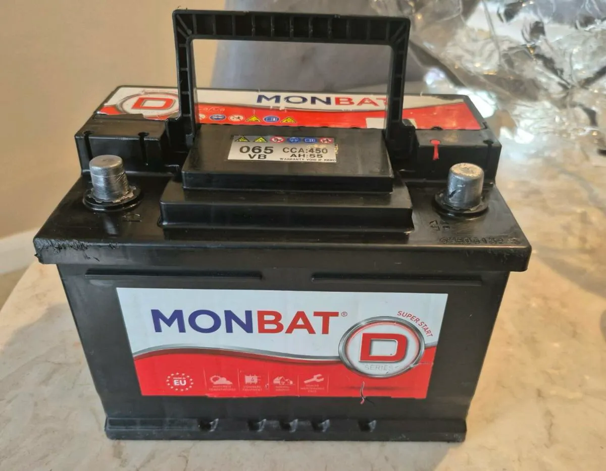 car battery Monbat 065 Super Start working perfect - Image 1