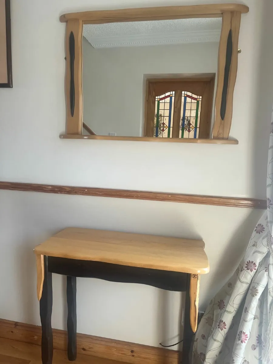 Hall Table & Mirror - Image 4