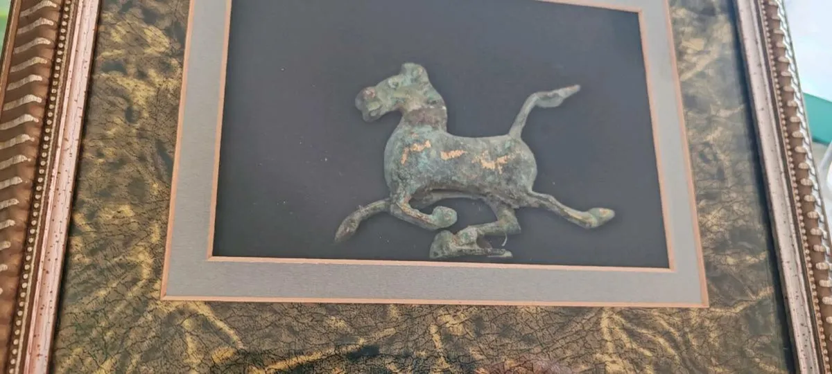 Antique style framed picture - Image 3