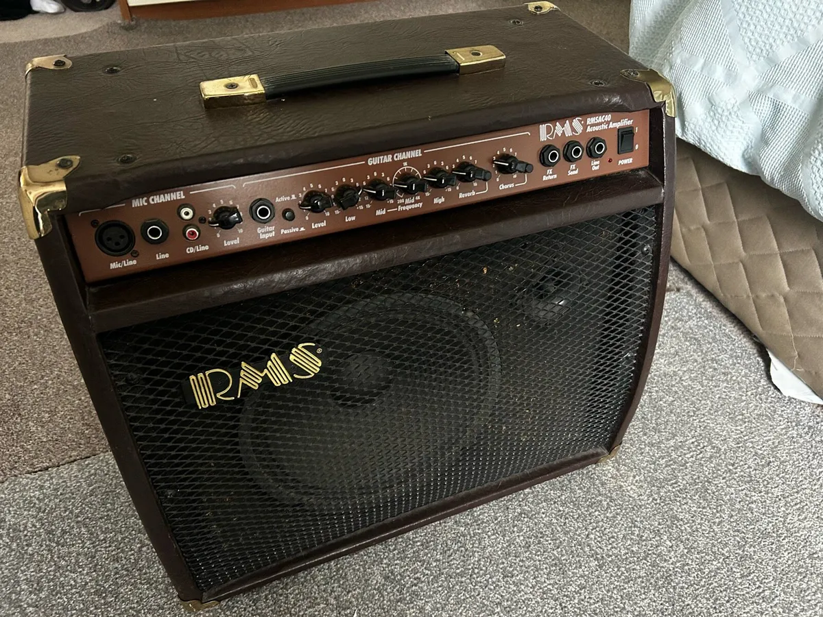 RMS RoadClub Monitor Amp -Guitar/Vocals - Image 2