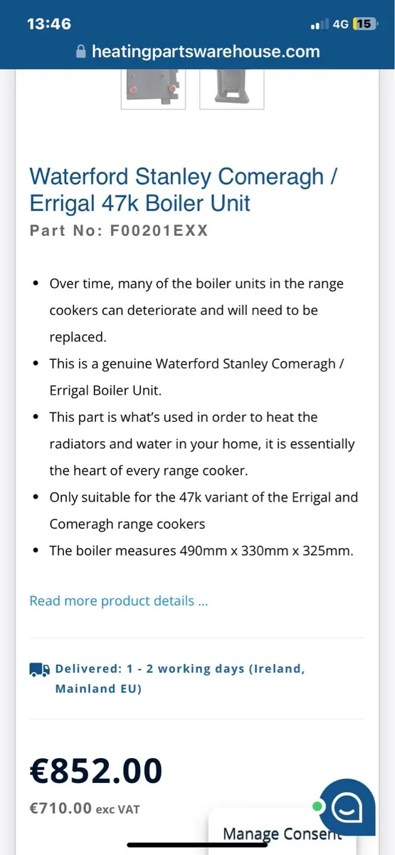 Stanley Errigal Solid fuel range - Image 3