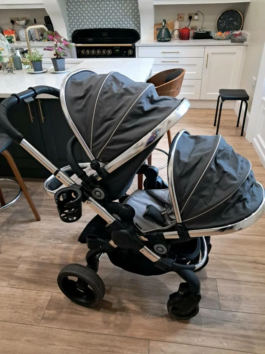 Double Buggy- Icandy Peach - Image 3